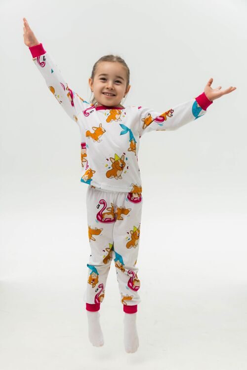 Пижама для девочки с собачками